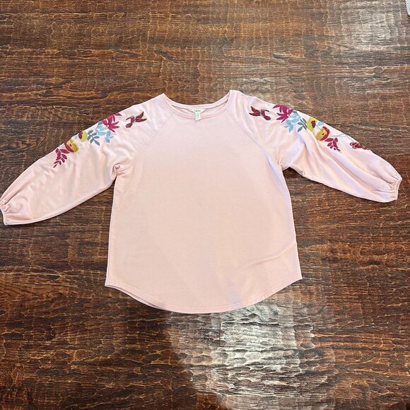 Medium Matilda Jane Blushing Pink Sweatshirt - Picture 1 of 3